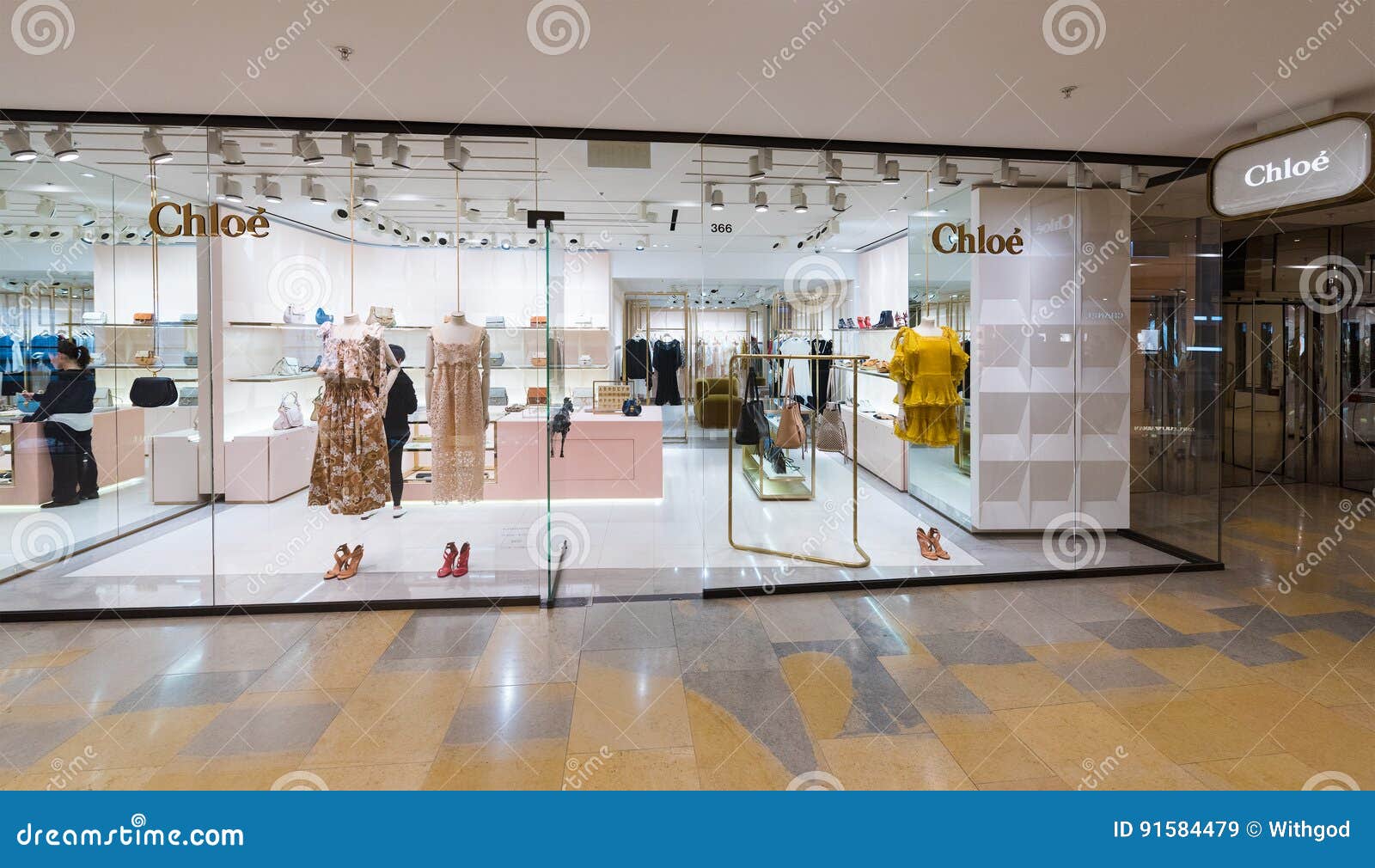 Chloe Store in the Pacific Place Mall, Hong Kong Editorial Stock Image ...