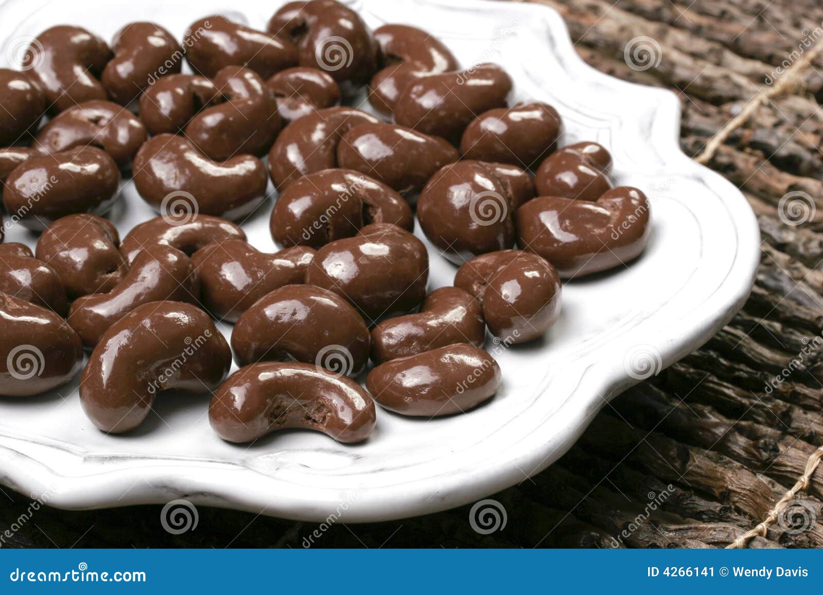 Choc cashews stock image. Image of fattening, snacks, cocoa 4266141