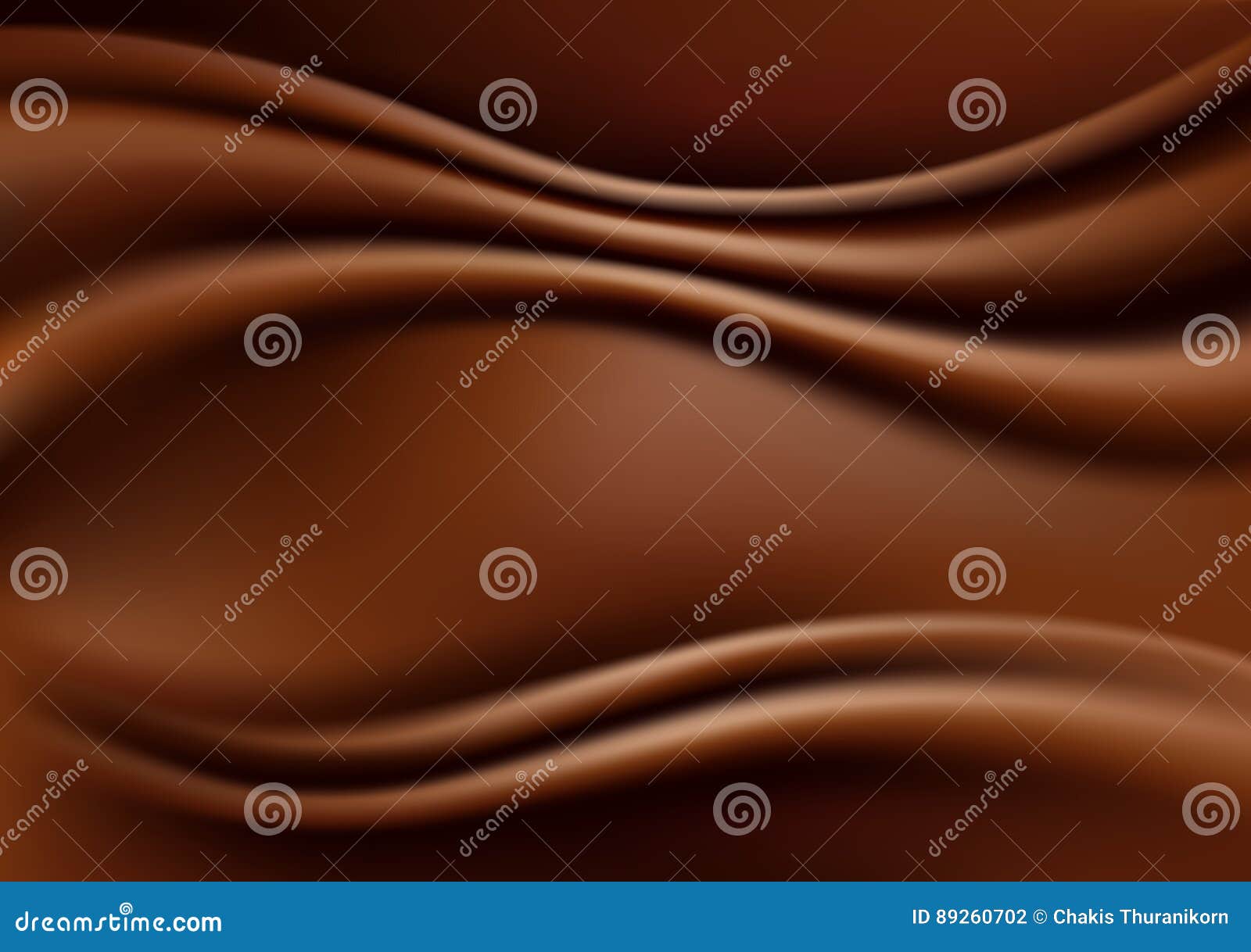 Download Chocolate Abstract Background, Brown Drapery Silk Fabric, Vector Illustration Stock Vector ...