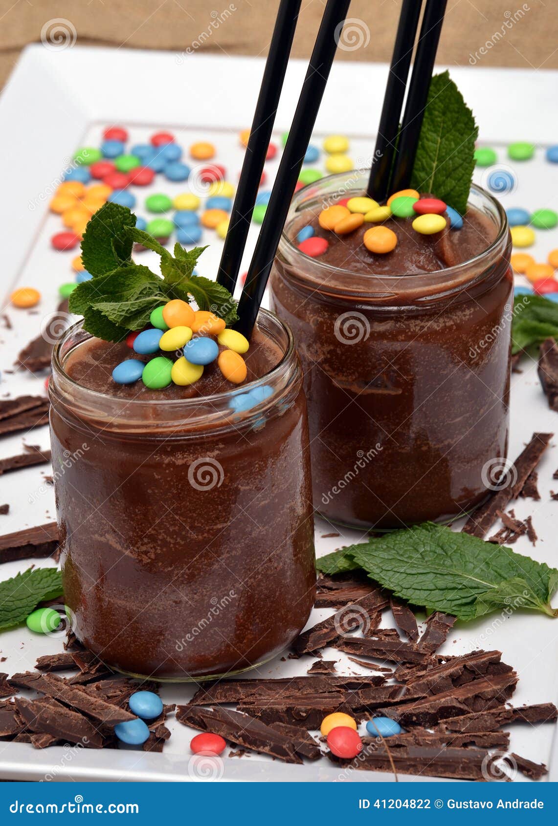 Chocolate Alcoholic Cocktail. Stock Photo Image of original, light