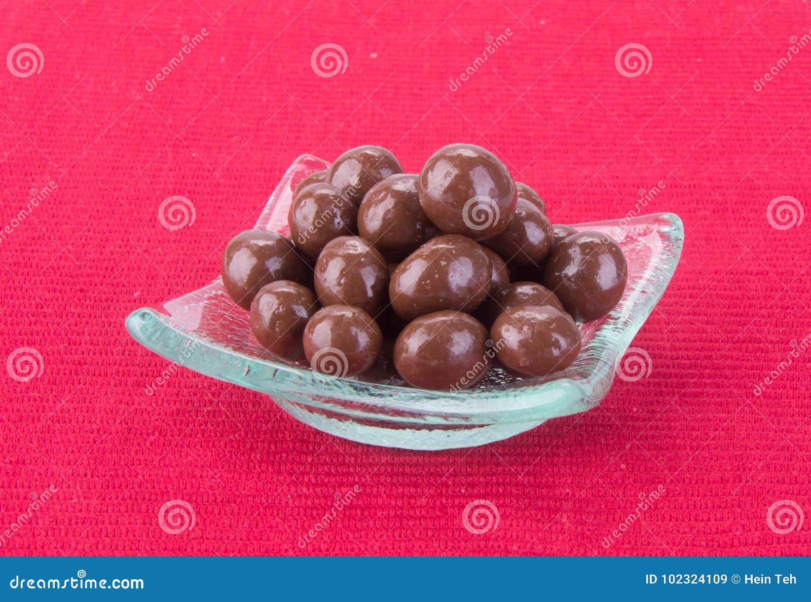 Chocolate Balls. Chocolate Balls in Bowl on a Background Stock Image