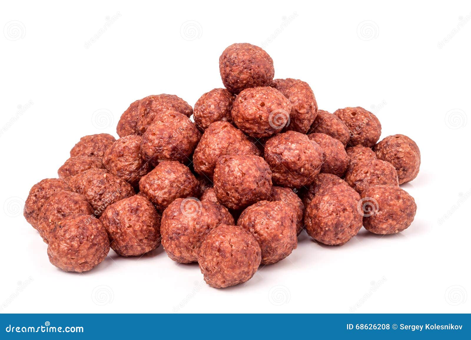 Chocolate balls granola stock photo. Image of breakfast 68626208