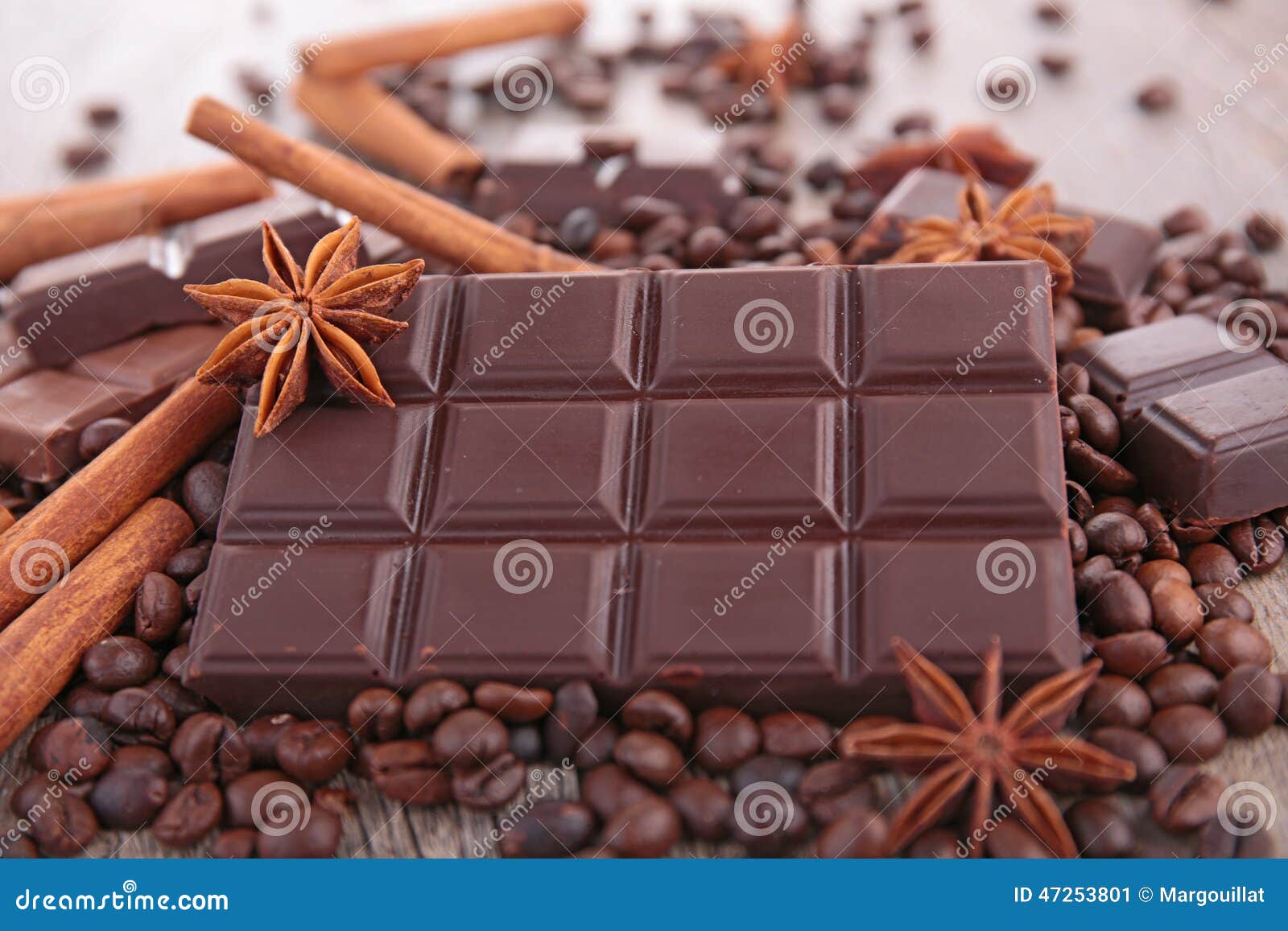 Chocolate bar stock image. Image of bean, anise, bitter 47253801
