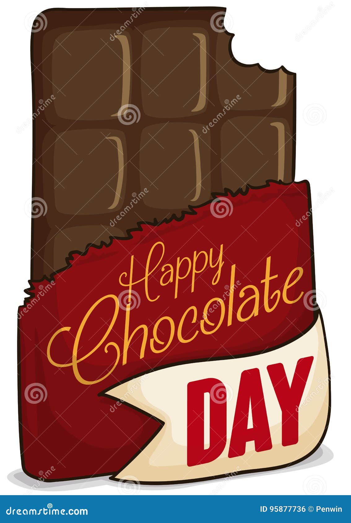 World chocolate day drawing