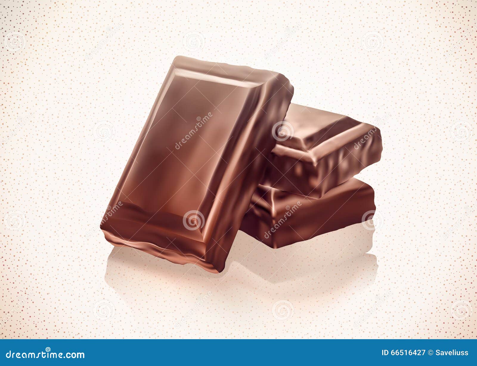 Chocolate Blocks Splashing Into A Liquid Chocolate Splash Burst Royalty