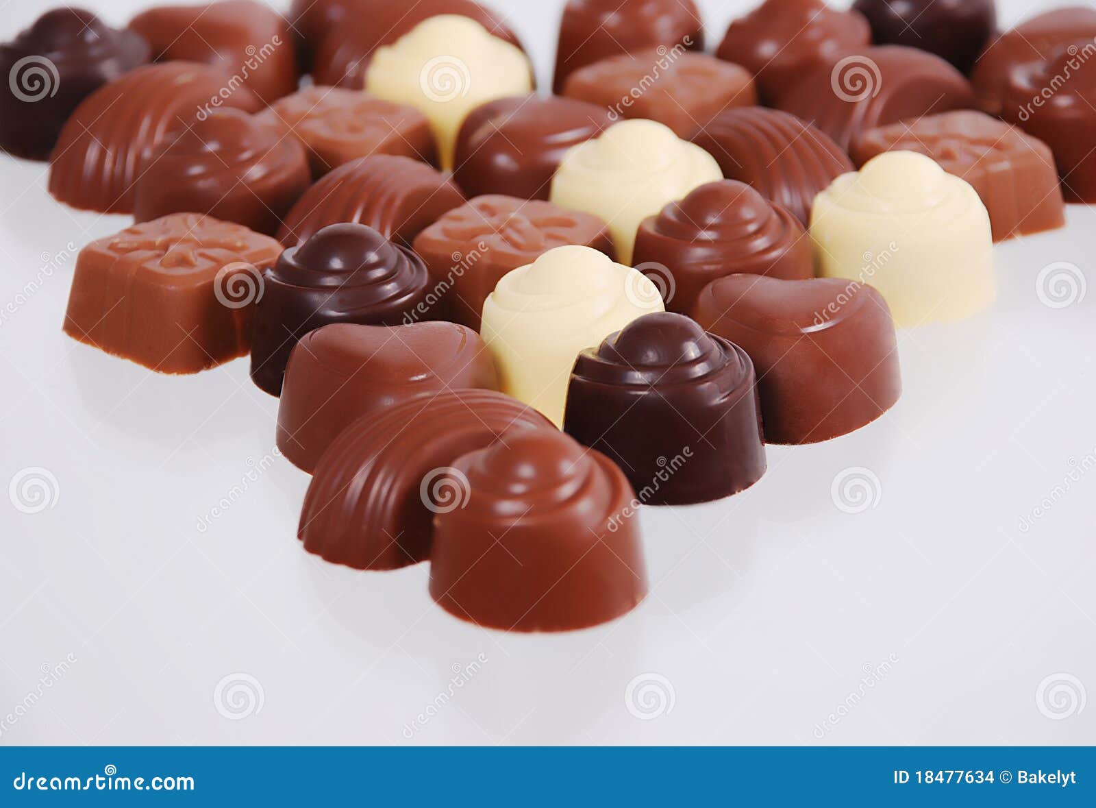 Chocolate bon bons stock photo. Image of cocoa, view 18477634
