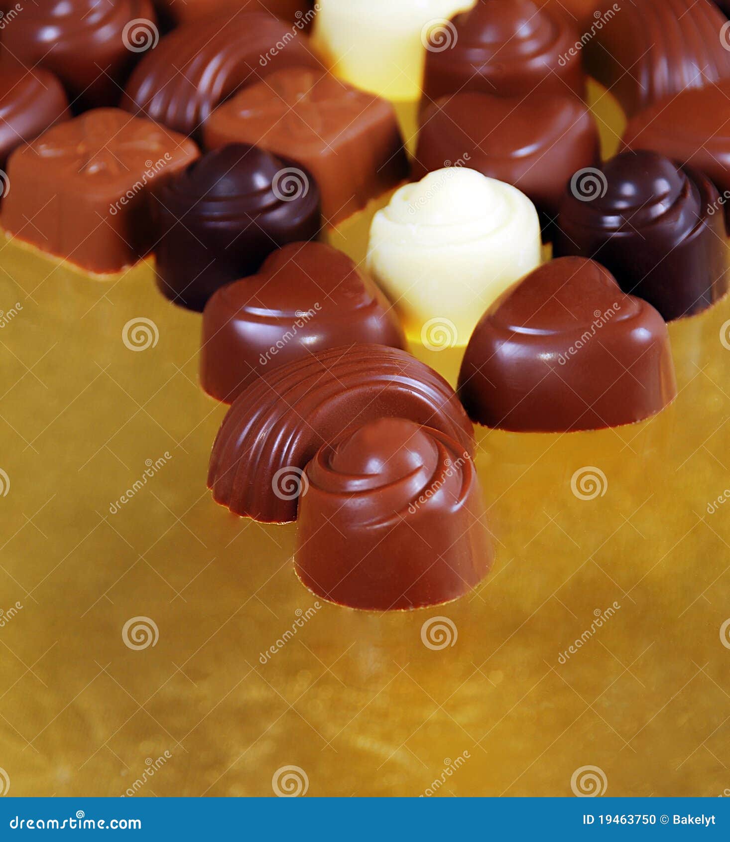 Chocolate bon bons stock photo. Image of birthday, truffle 19463750