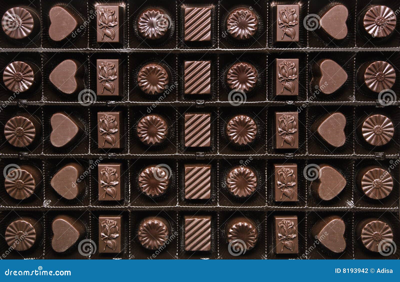 Chocolate box stock photo. Image of sugar, coffee, cocoa 8193942