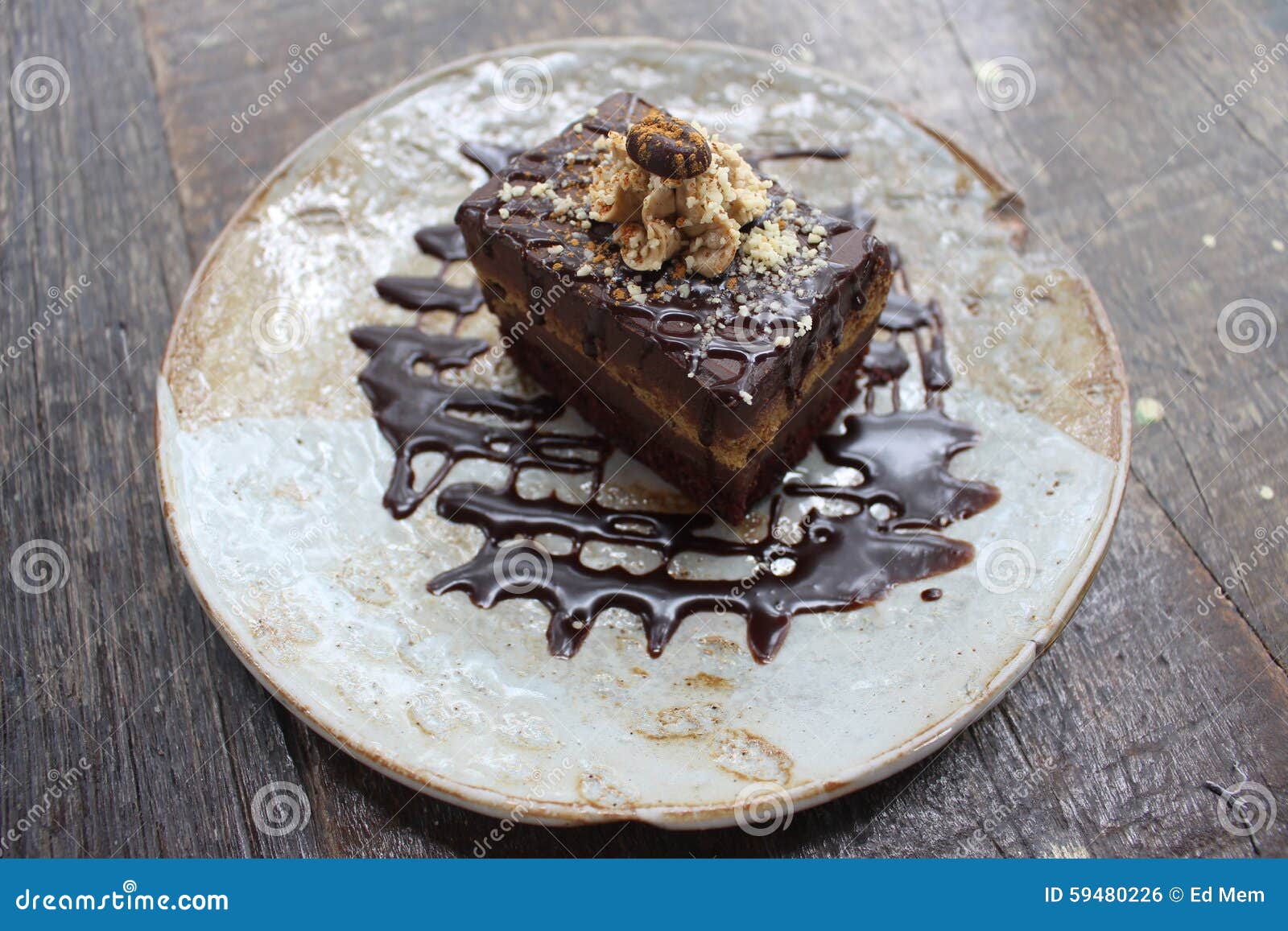 Chocolate cake stock photo. Image of cake, heaven, yummy 59480226