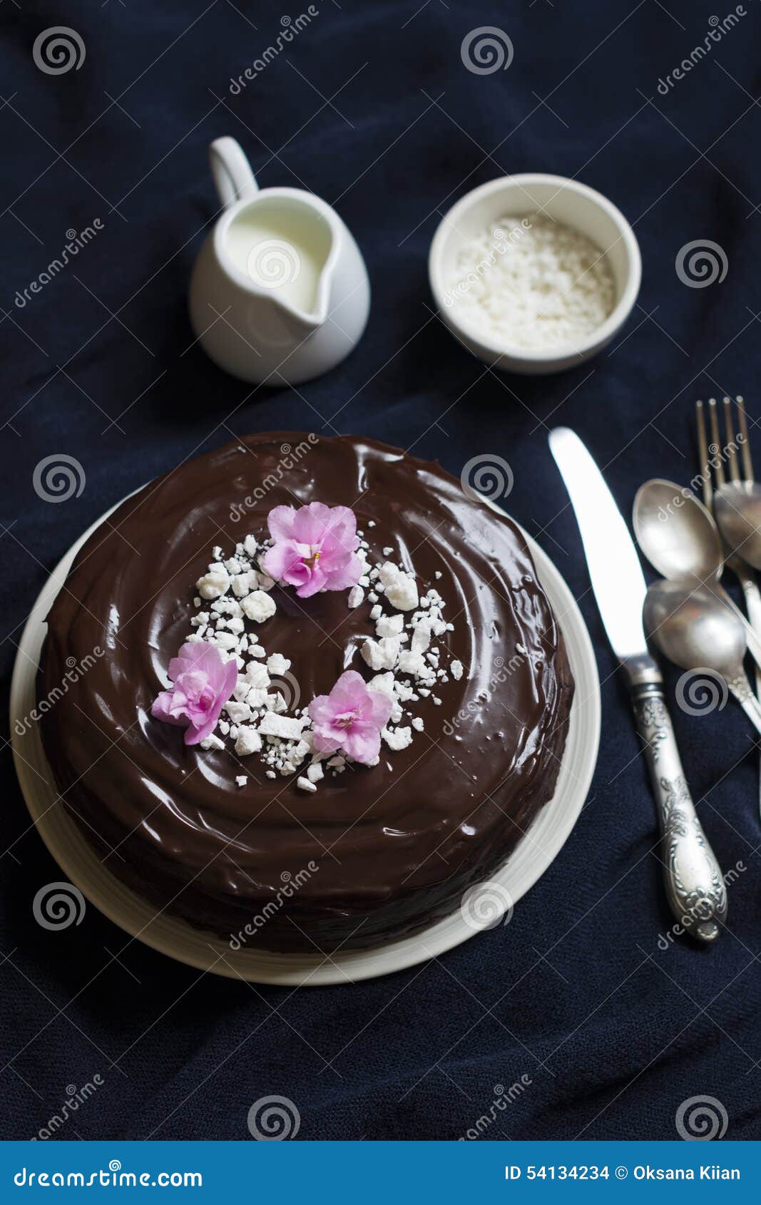 Chocolate Cake With Sweet Condensed Milk Chocolate Cake With Sweet Condensed Milk