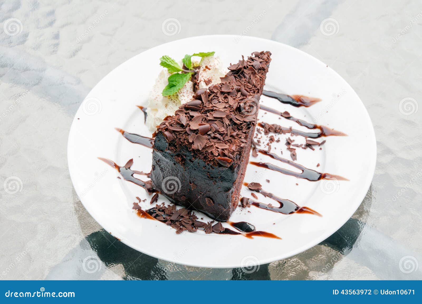 Chocolate cake stock photo. Image of dessert, decoration 43563972
