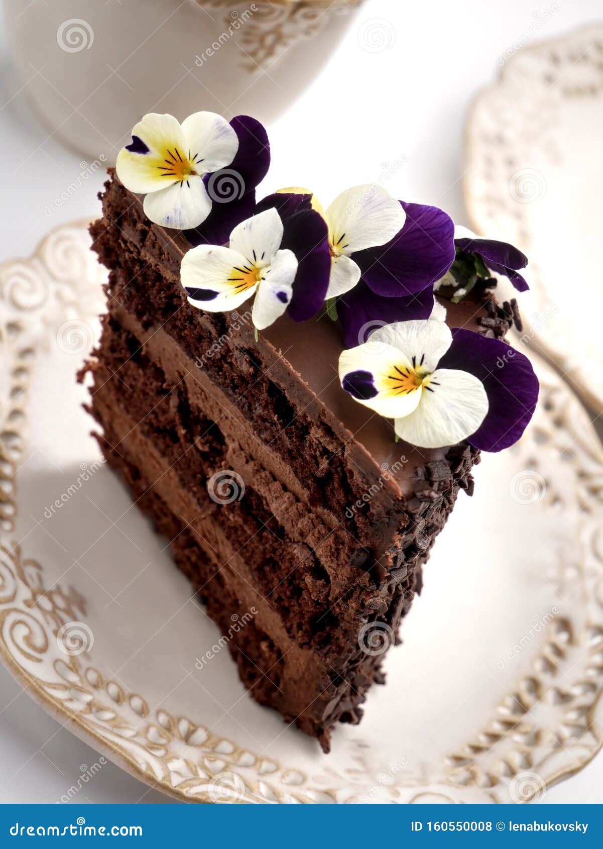 Chocolate Cake Decorated with Spring Flowers - Rustic Style Stock Photo - Image of birthday, glaze: 160550008 Chocolate Cake Decorated With Spring Flowers - Rustic Style Stock Photo - Image Of Birthday, Glaze: 160550008
