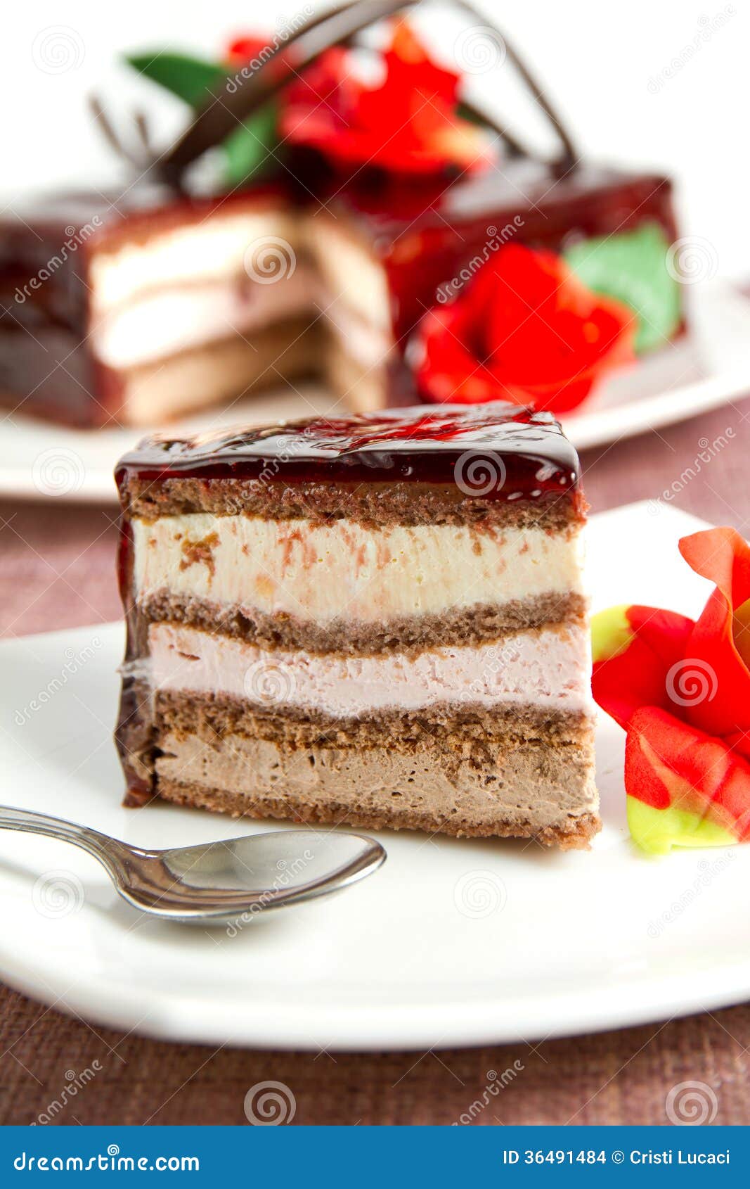 Chocolate cake stock photo. Image of frosted, cake, gourmet - 36491484