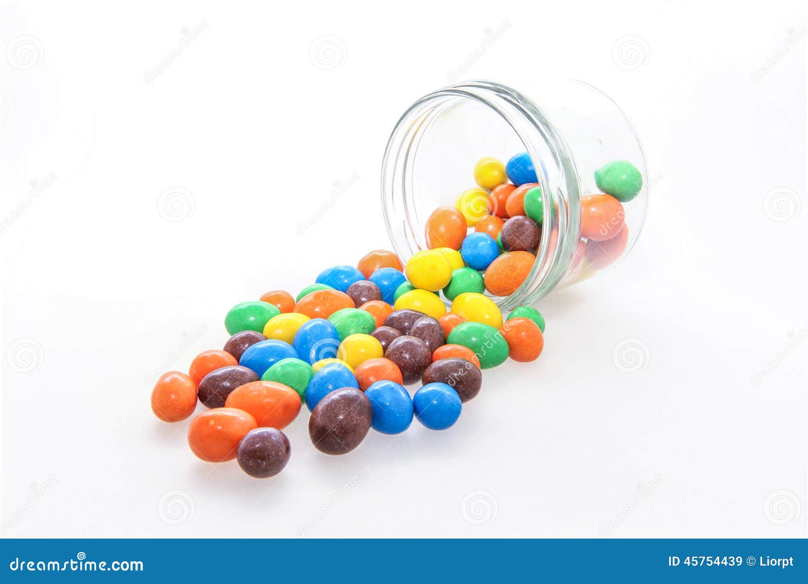 Chocolate Candy in a Glass Jar Stock Image - Image of color, candies ...