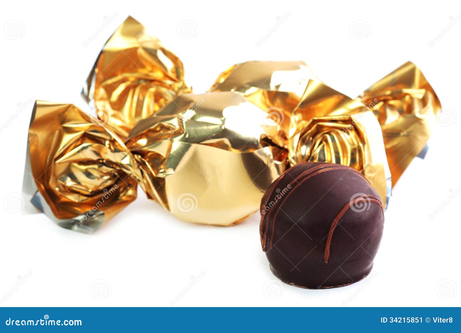 132 Gold Wrapper Chocolate Stock Photos, High-Res Pictures, and