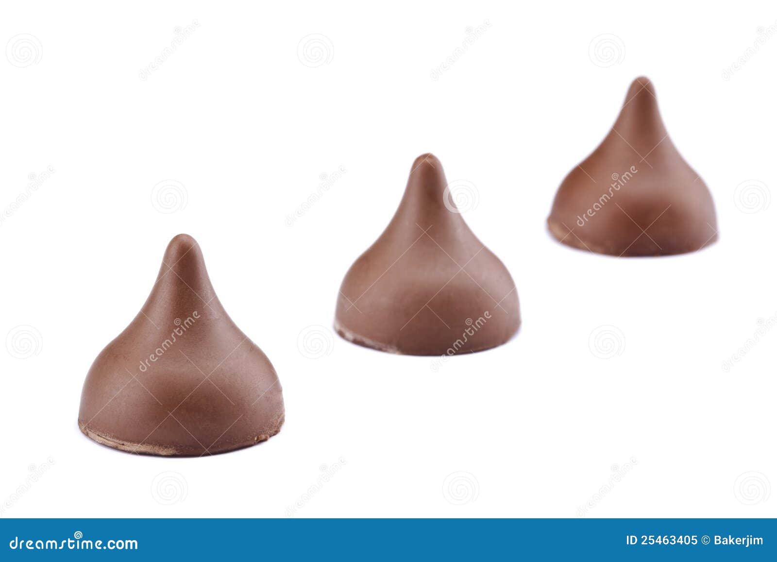 Chocolate candy kiss stock image. Image of brown, cacao 25463405