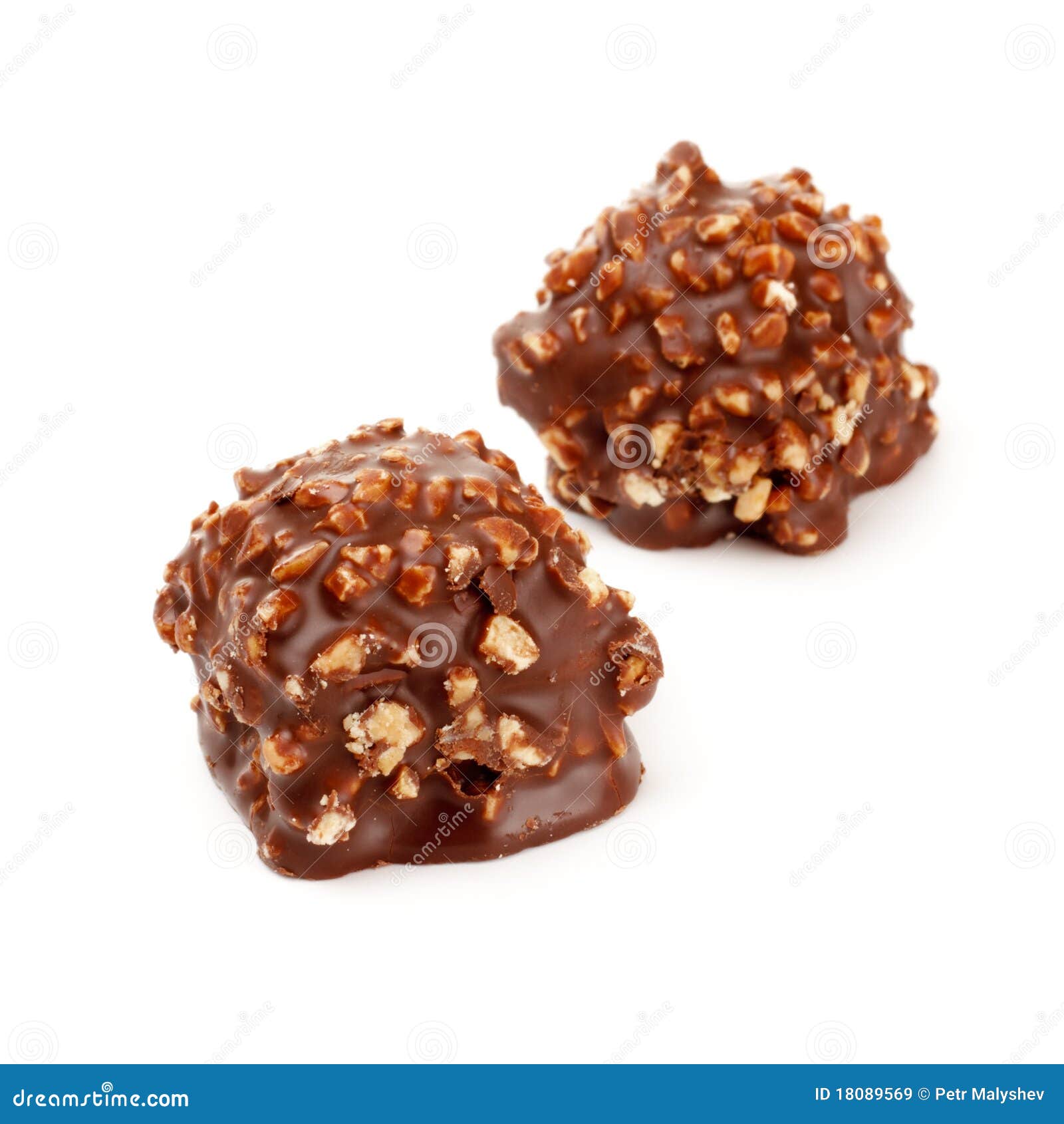 Chocolate candy with nuts stock image. Image of sweet 18089569