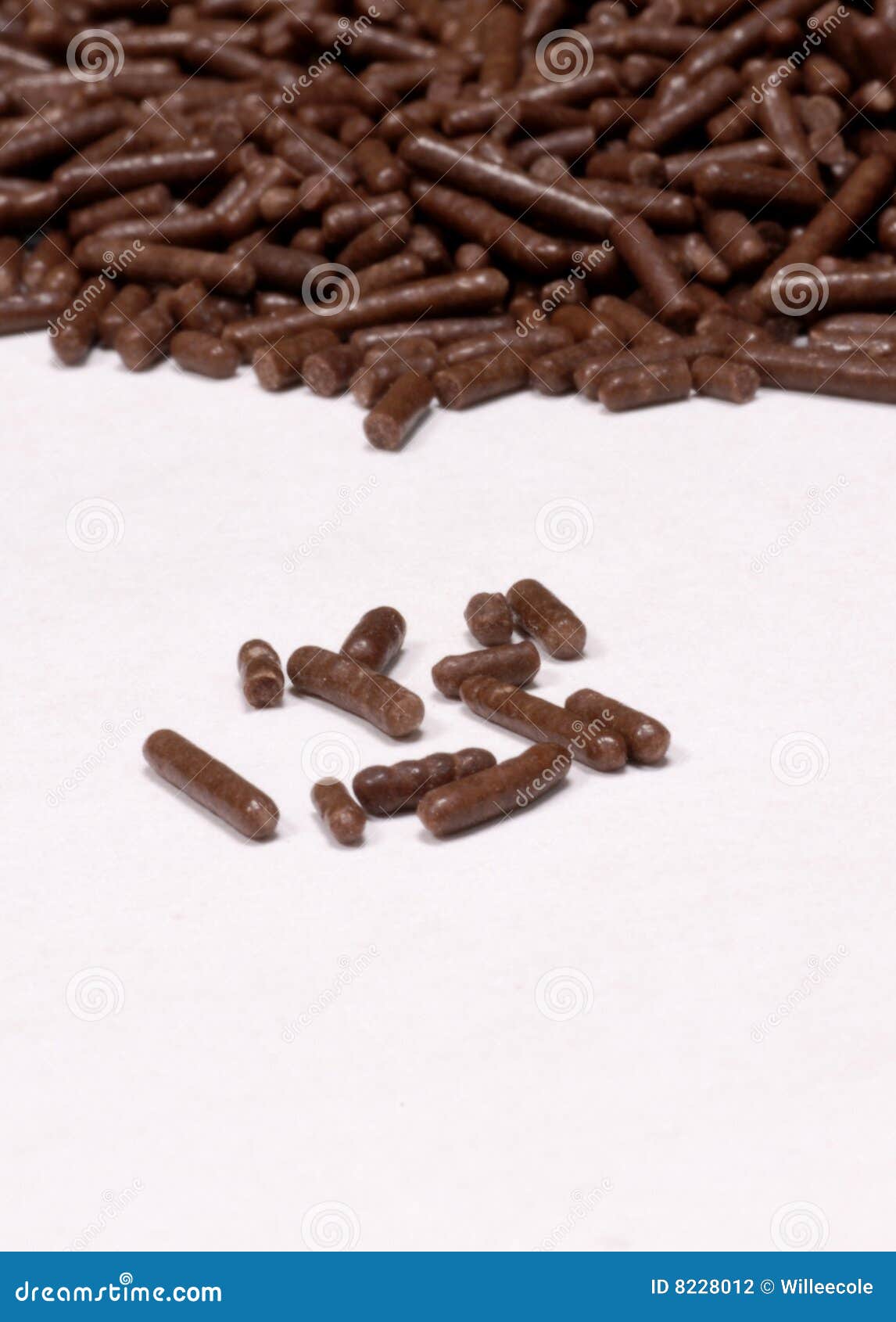 Chocolate candy sprinkles stock photo. Image of layer 8228012