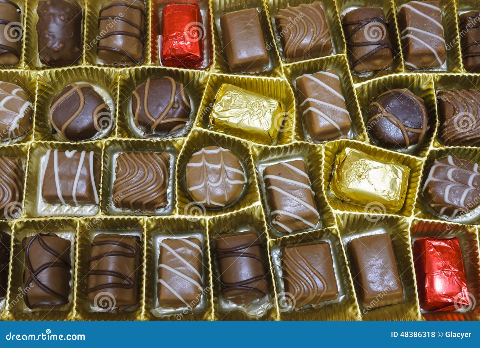 Chocolate Candys with Icing Stock Photo Image of closeup, delicious