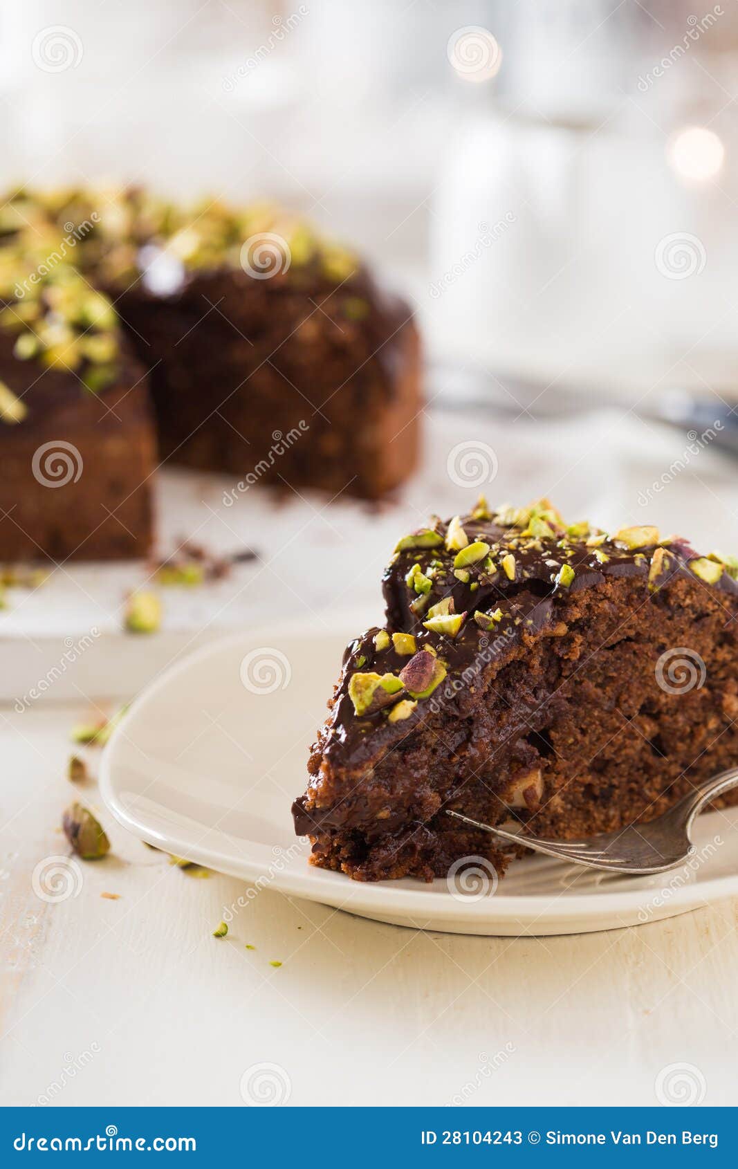 Chocolate cardamom cake stock image. Image of sticky 28104243
