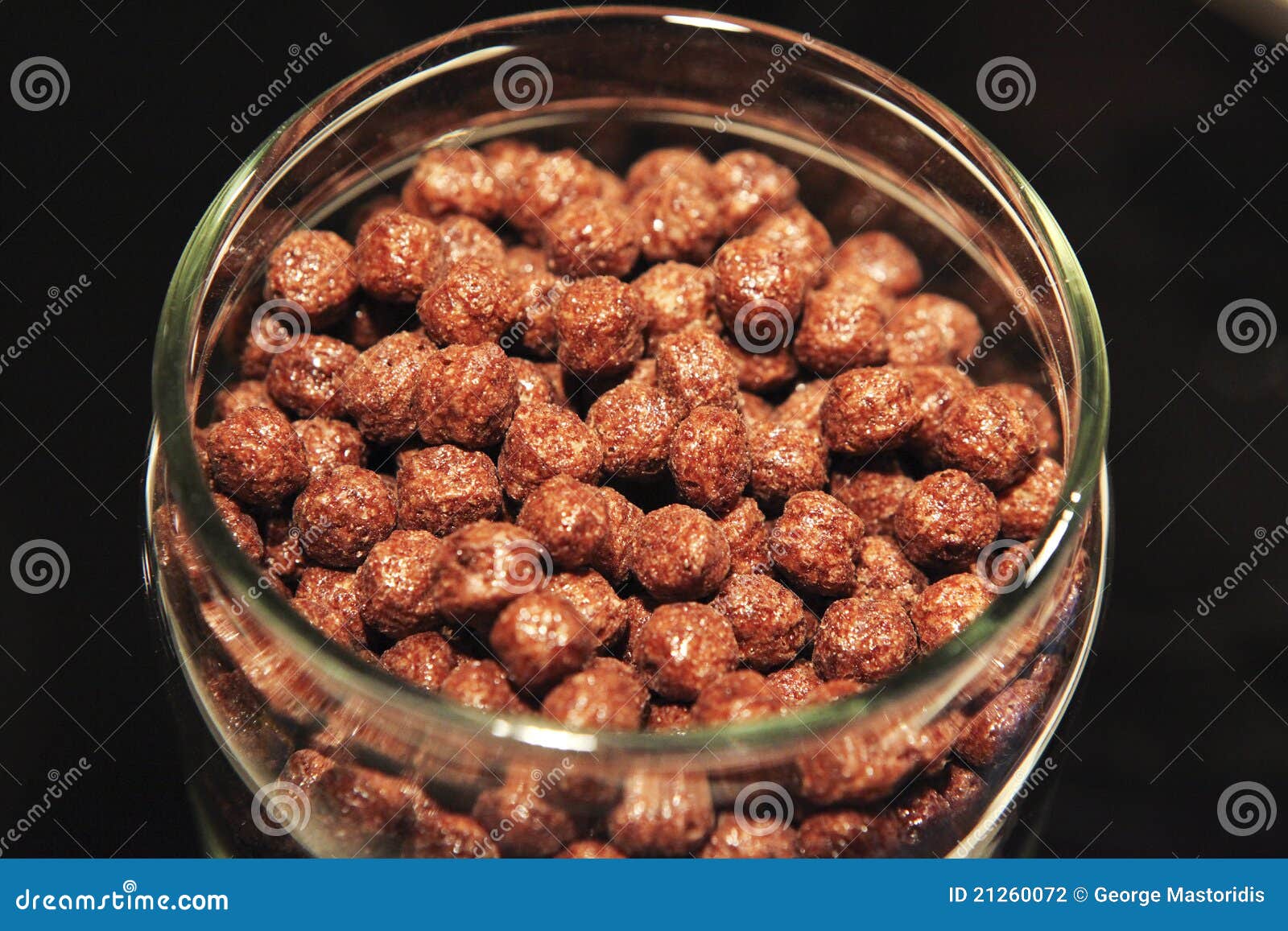 Chocolate cereal stock photo. Image of cocoa, morning 21260072