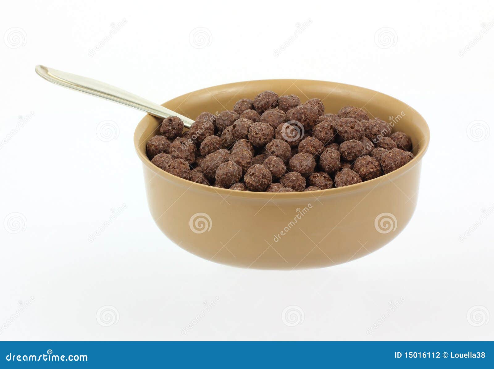 Chocolate Cereal Spoon stock photo. Image of product 15016112