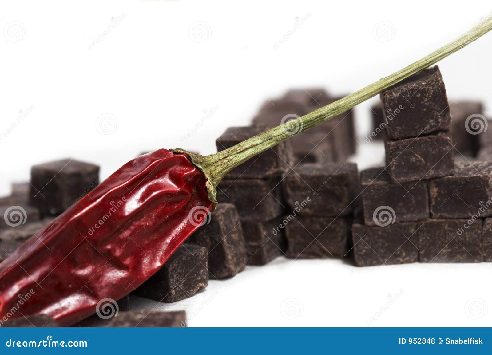 Chocolate Chili stock photo. Image of green, cubes, bright 952848