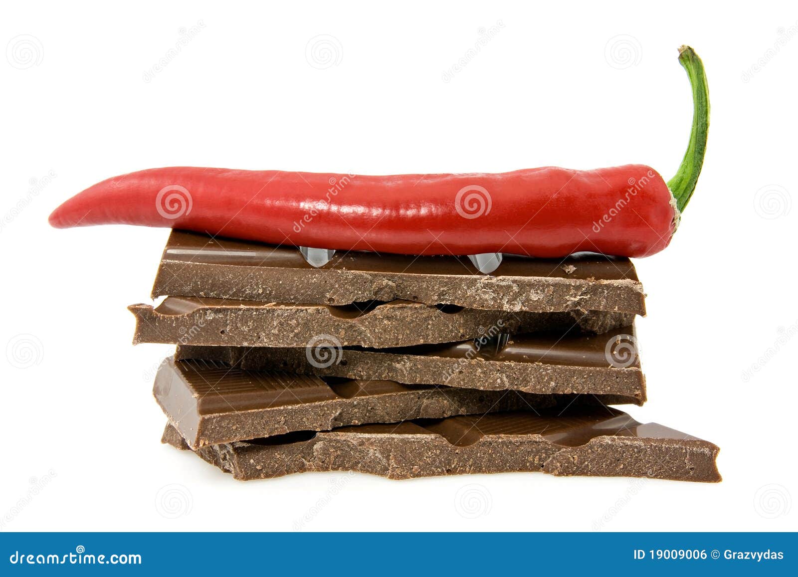 Chocolate and chili pepper stock photo. Image of sweet 19009006