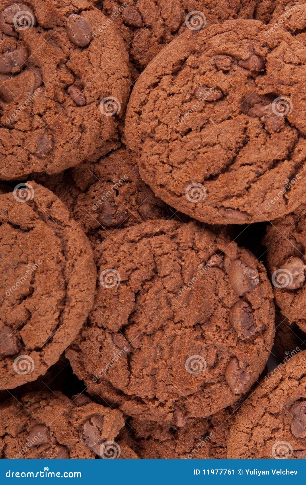 Chocolate Chip Cookies Background Vertical Stock Image Image of close, calorie 11977761