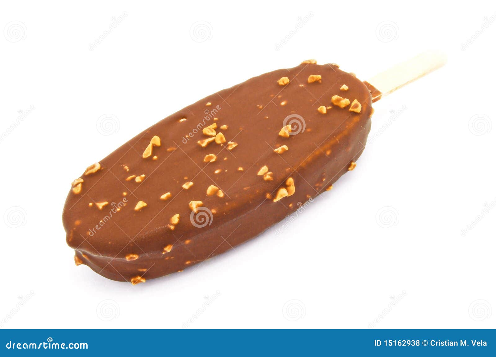 Chocolate coated icecream stock photo. Image of refresh - 15162938