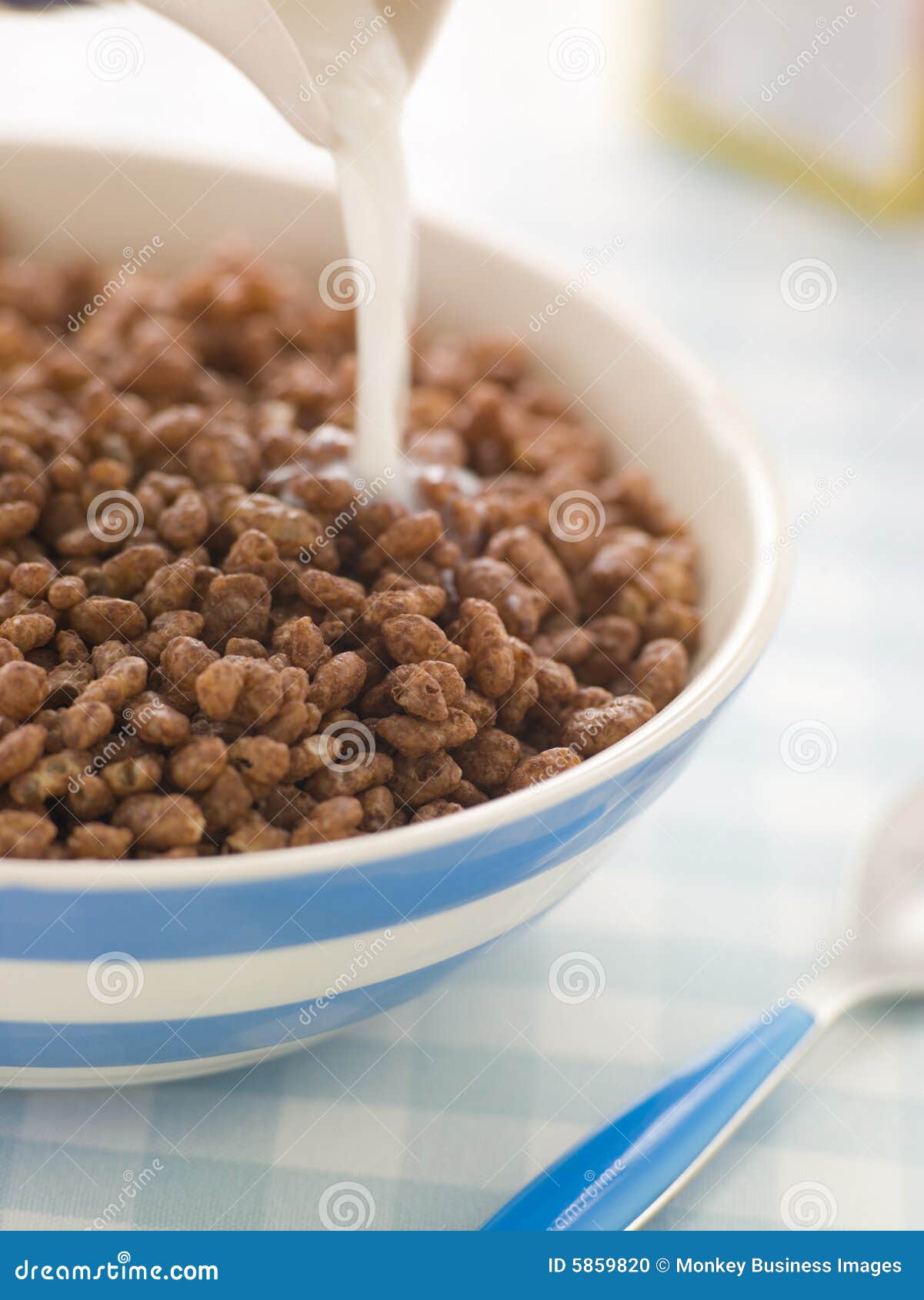 chocolate coated puffed rice cereal