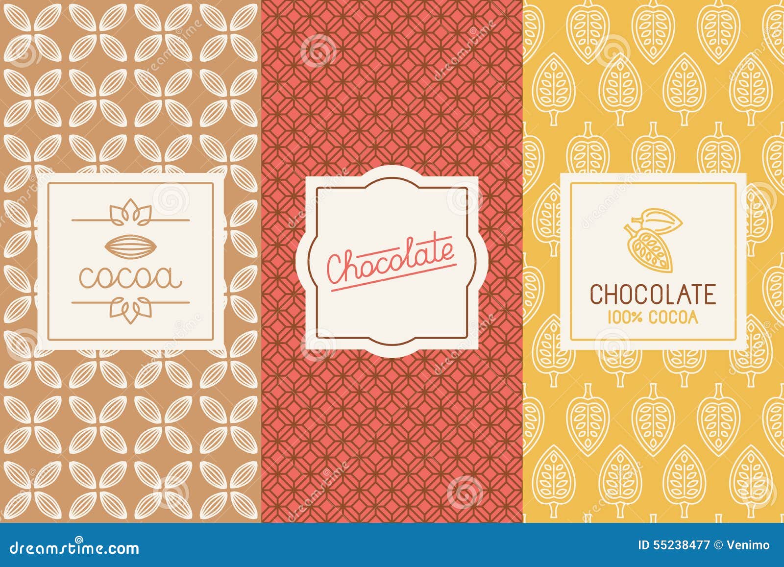 Download Chocolate And Cocoa Packaging Stock Vector - Illustration ...