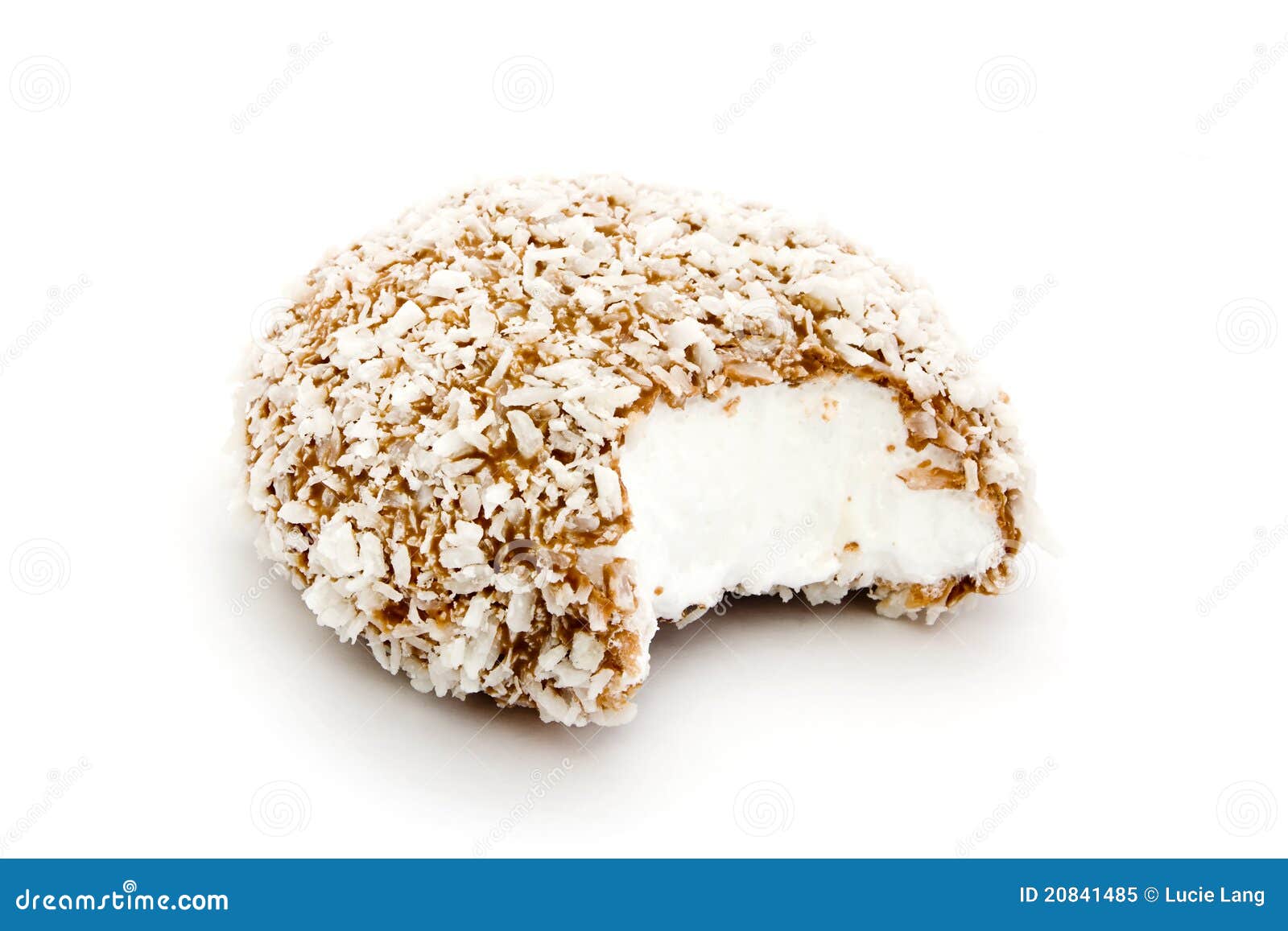 Chocolate And Coconut Covered Marshmallow Royalty Free Stock Photo