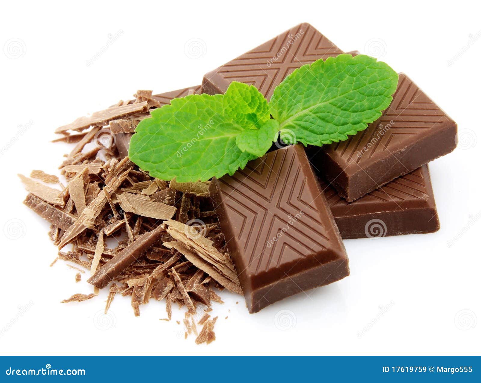 Chocolate con la menta imagen de archivo. Imagen de chocolate 17619759