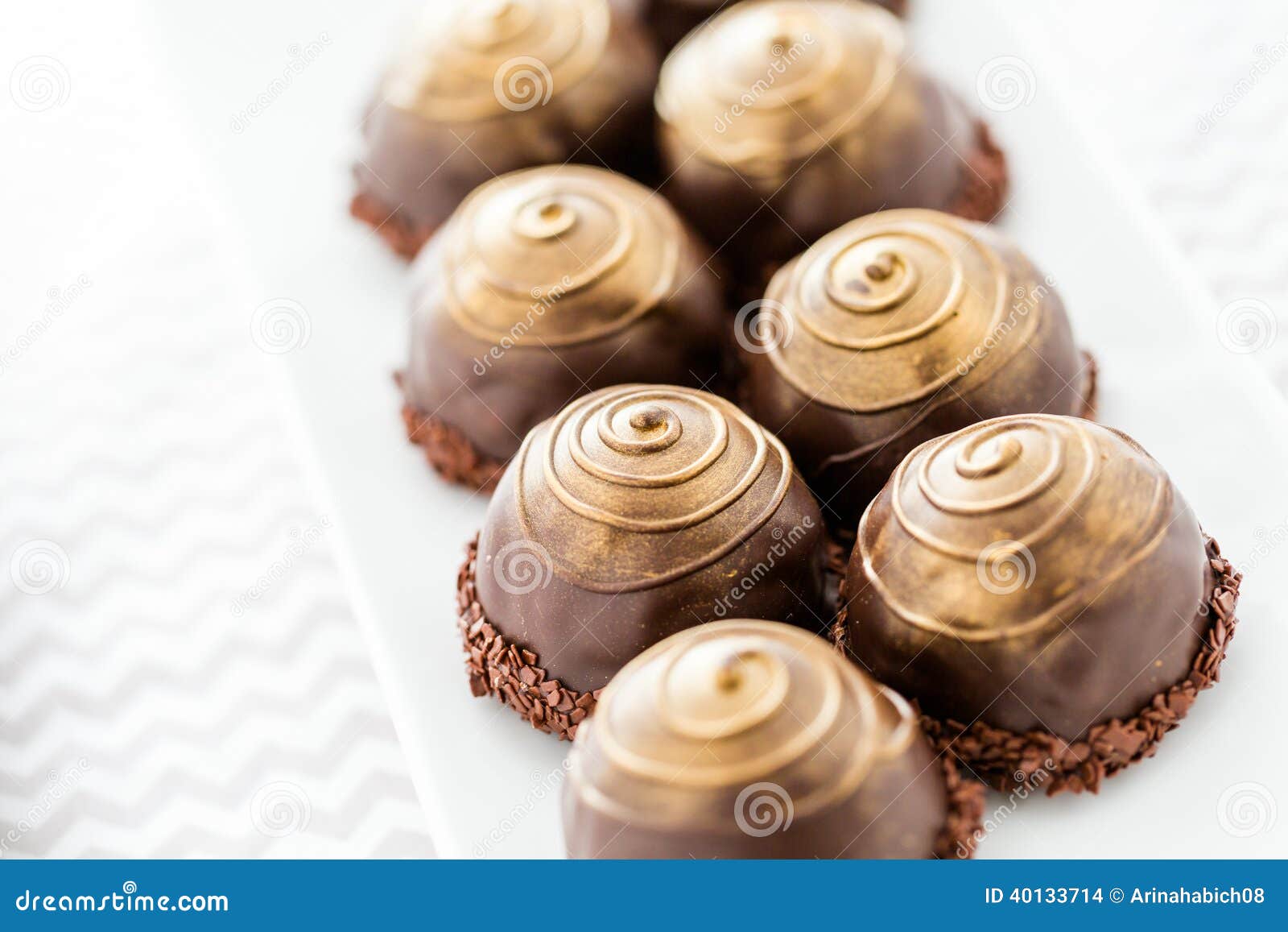 Chocolate Confectionery stock photo. Image of baked, bark 40133714
