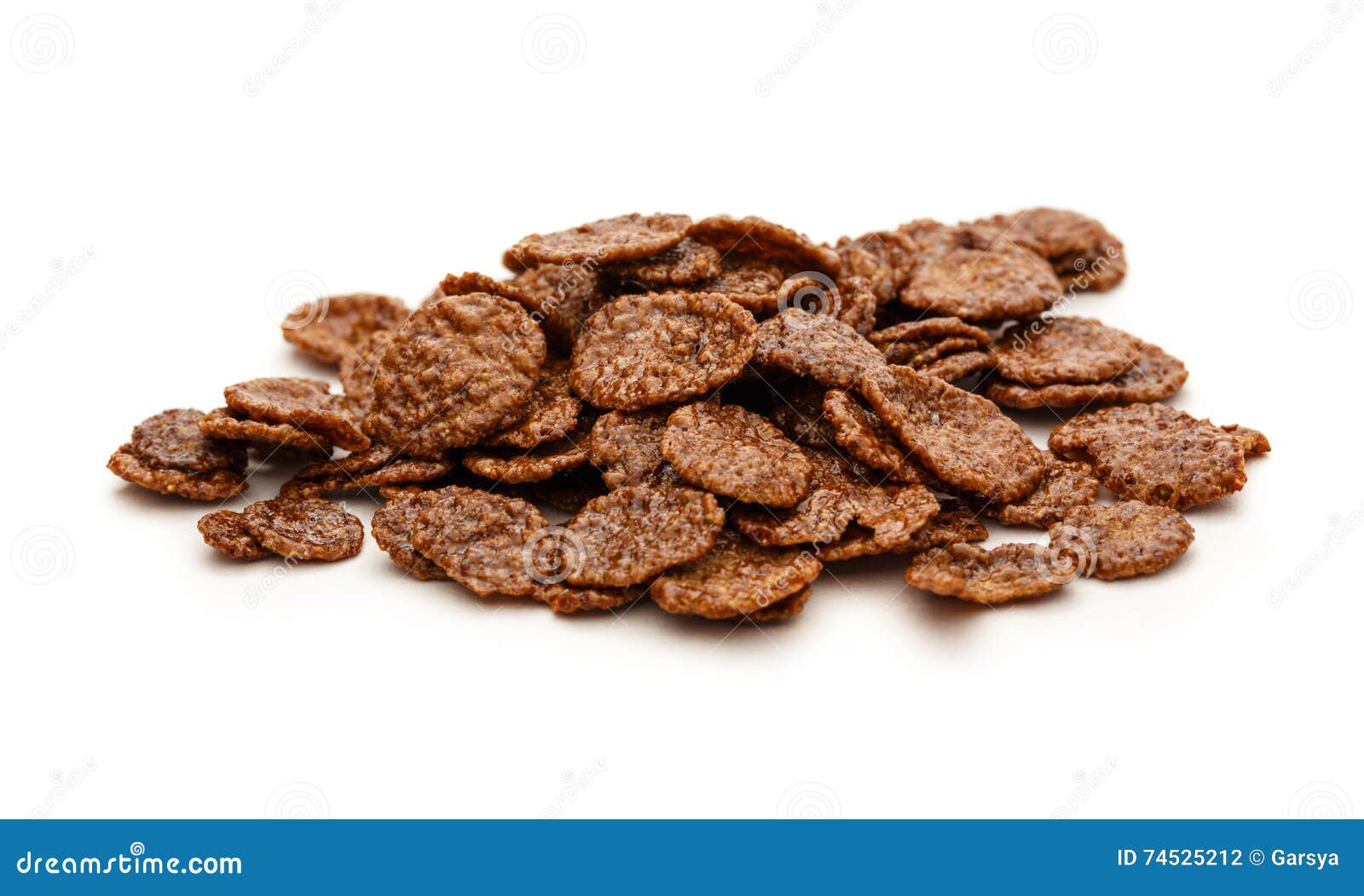 Chocolate corn flakes stock photo. Image of original 74525212