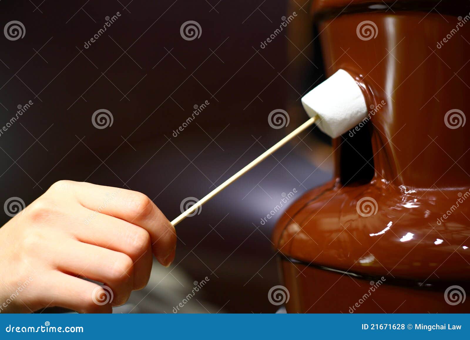 Chocolate With Cotton Candy Royalty Free Stock Photos Image 21671628