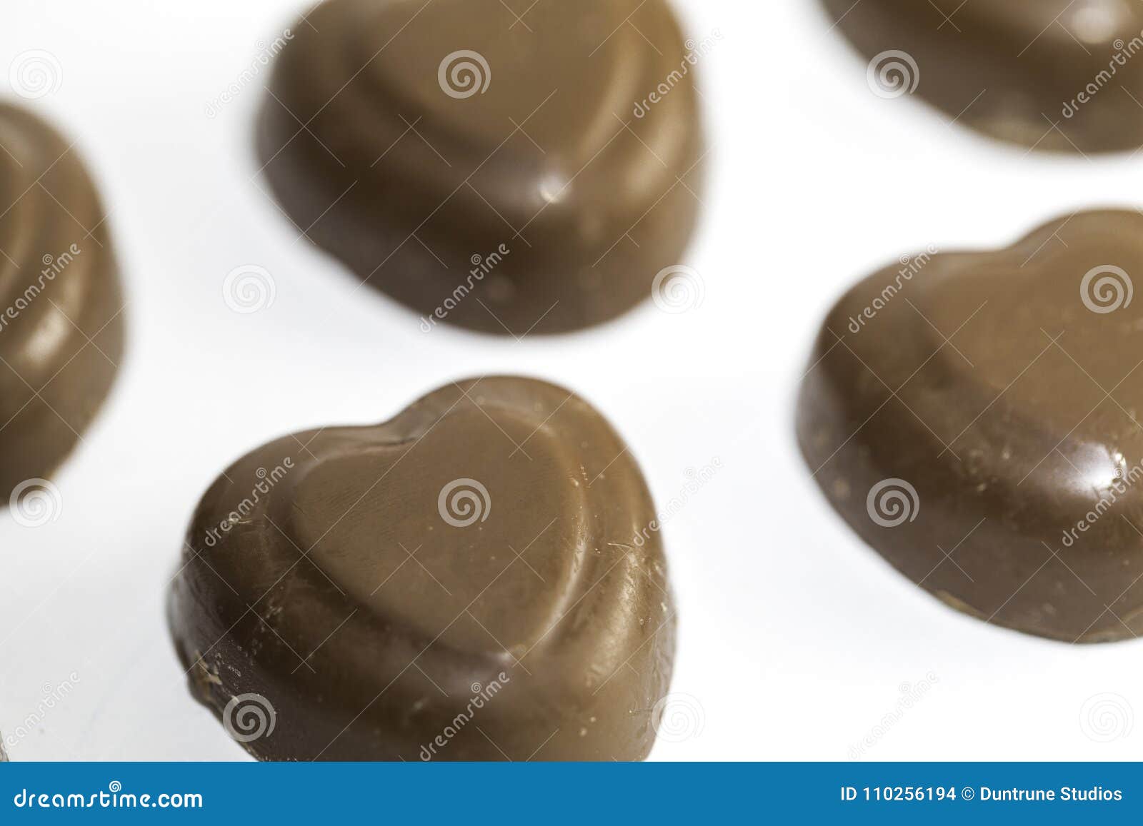 Chocolate Candy Hearts stock photo. Image of lovers 110256194