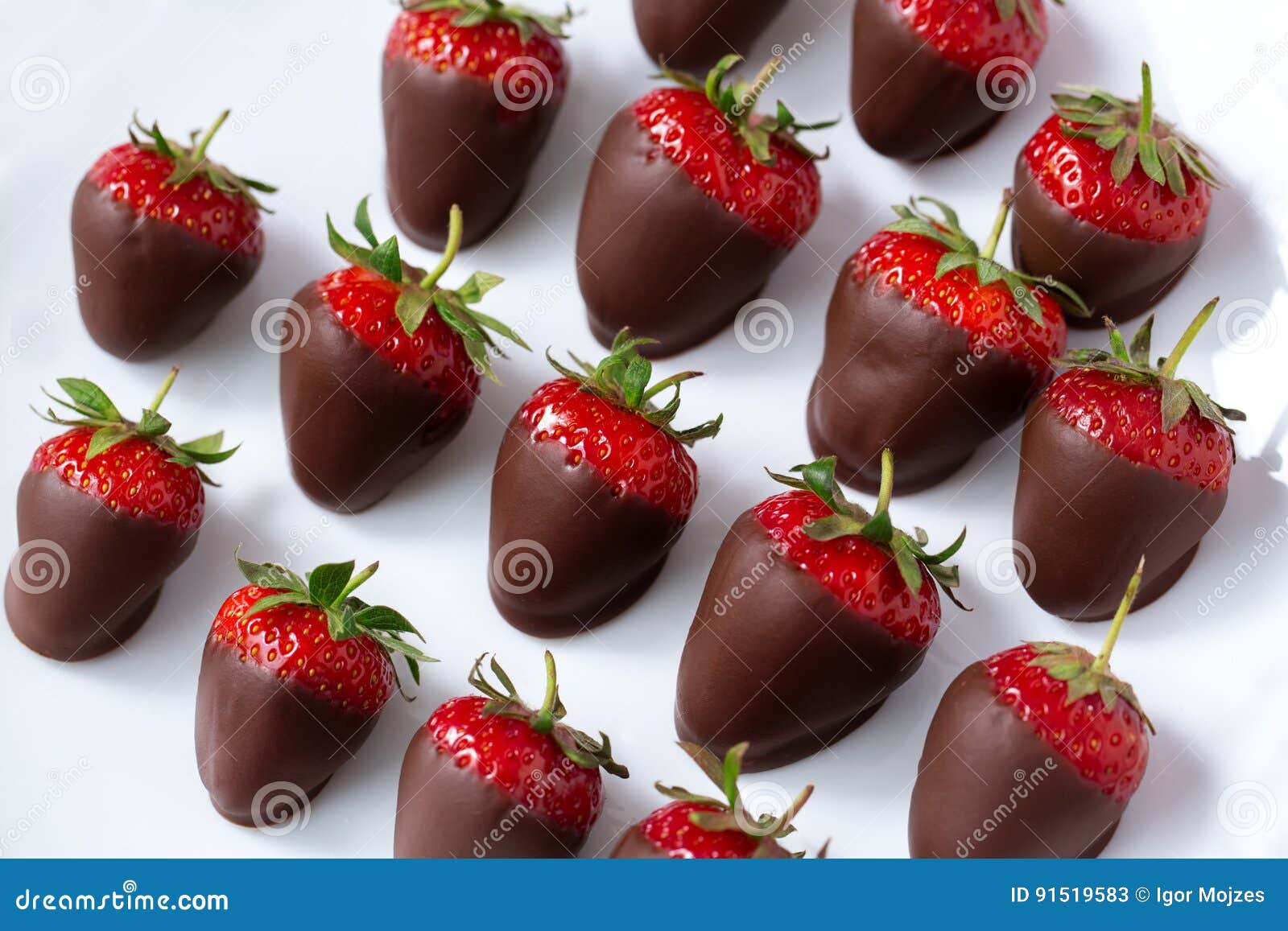 Chocolate Covered Strawberries Stock Image Image Of