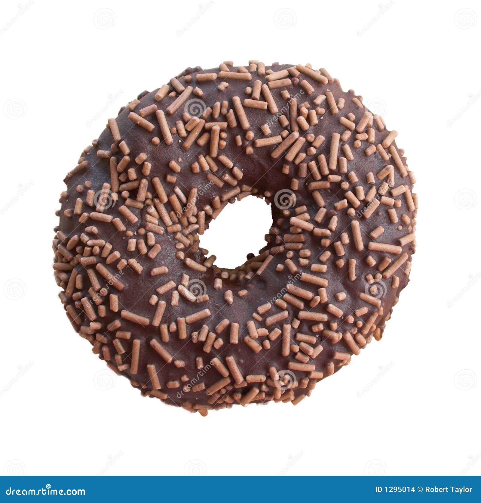 Chocolate donut stock photo. Image of decorative, iced 1295014