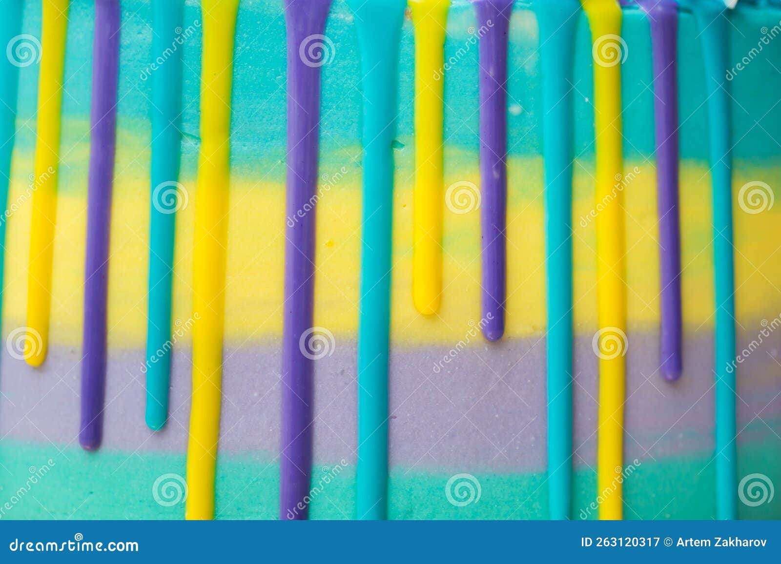 Chocolate Drips on the Background. Stock Image Image of plate, cake