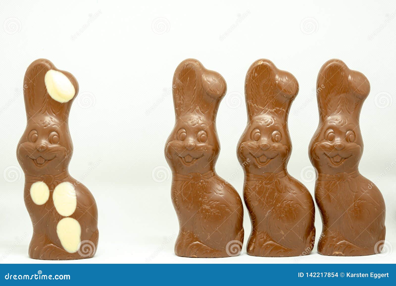 Chocolate Easter bunny stock photo. Image of design 142217854