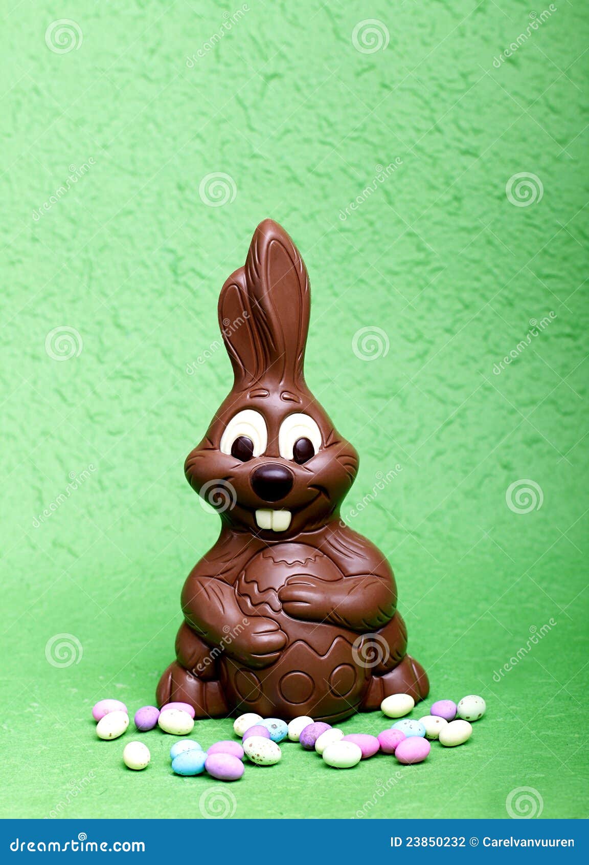 Chocolate easter bunny stock photo. Image of holiday 23850232
