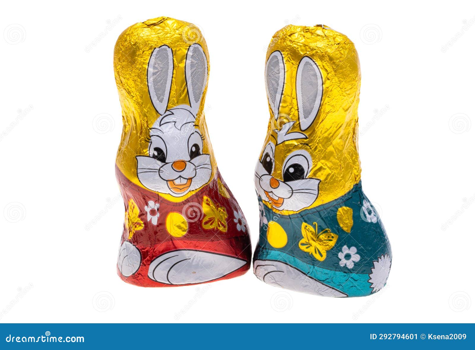 Chocolate Easter Bunny Isolated Stock Image Image of cute, dessert