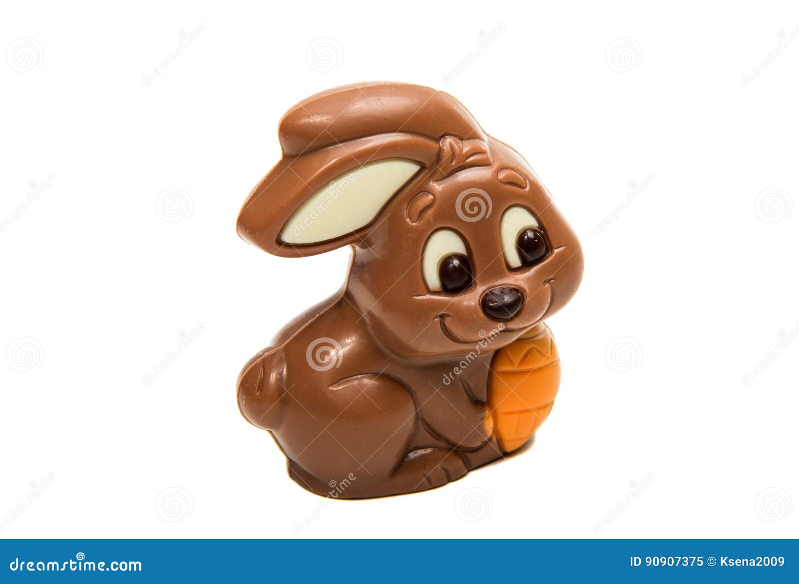 Chocolate Easter Bunny Isolated Stock Image Image of catholic