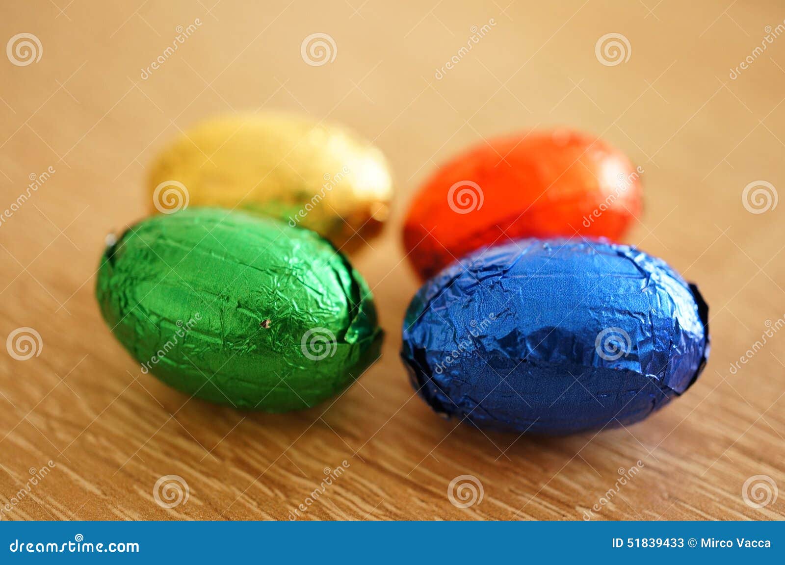 Chocolate eggs stock image. Image of eggs, holiday, colored 51839433