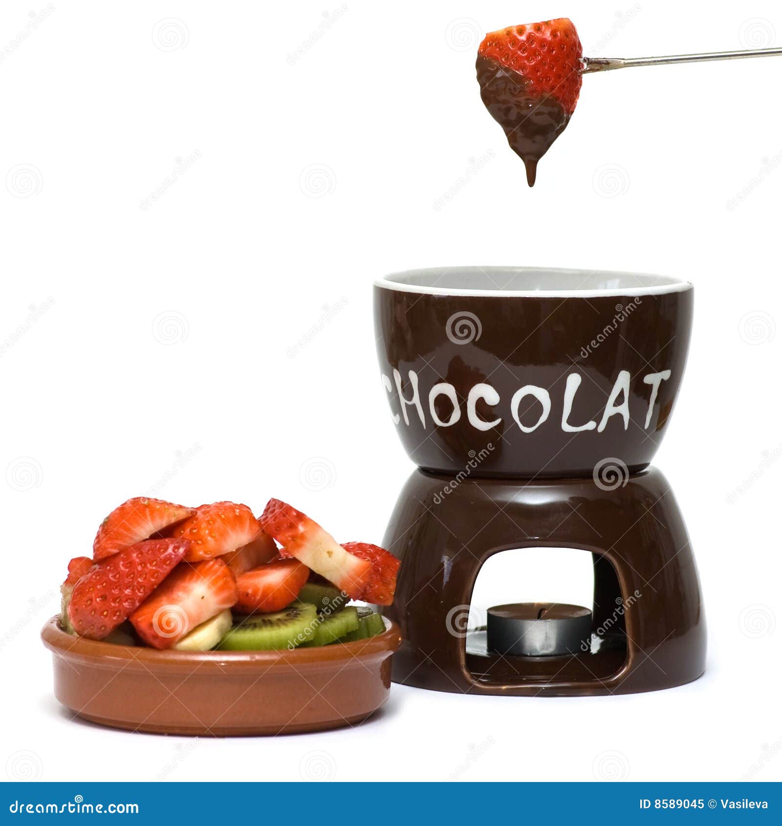 Chocolate Fondue Royalty Free Stock Photo Image 8589045