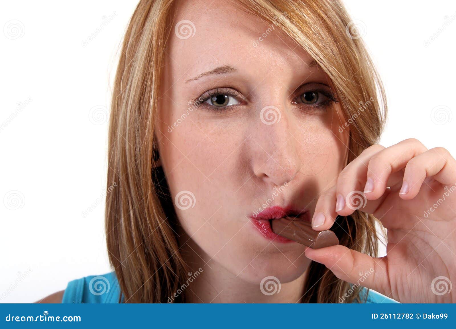Chocolate girl stock photo. Image of confectionery, appetite 26112782