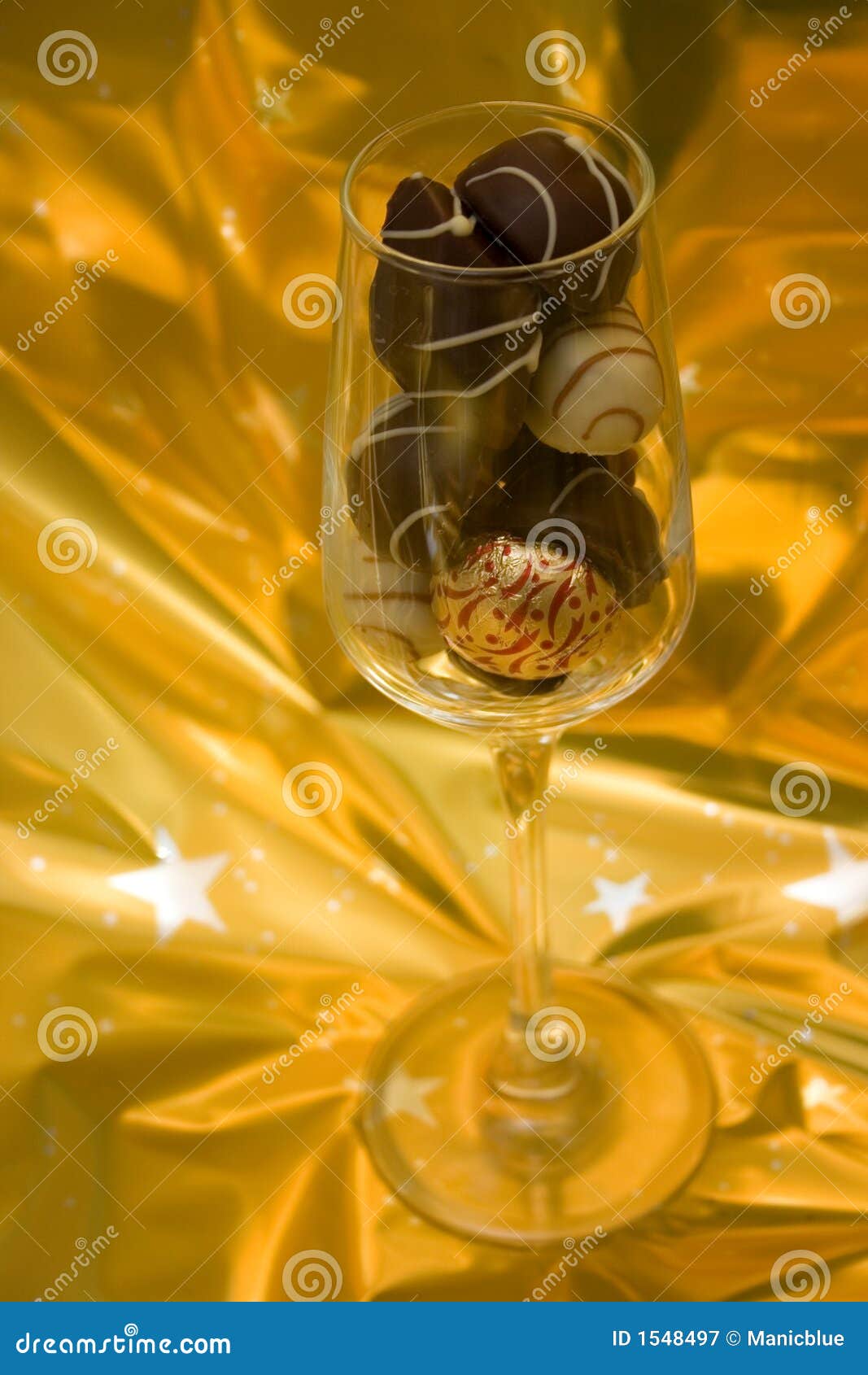 Chocolate gold stock image. Image of shiny, brilliant 1548497
