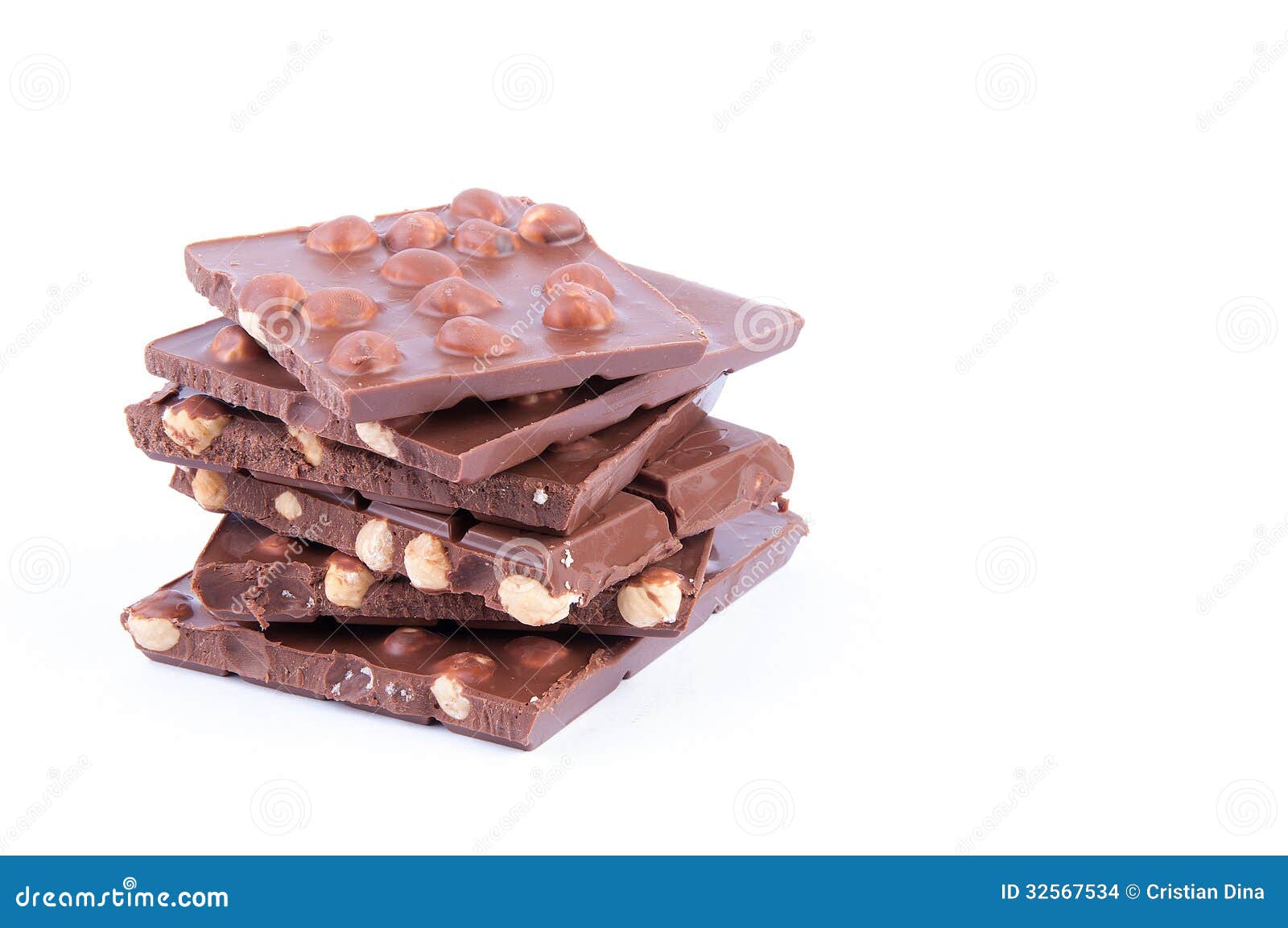 Chocolate Hazelnut stock photo. Image of cocoa, block 32567534